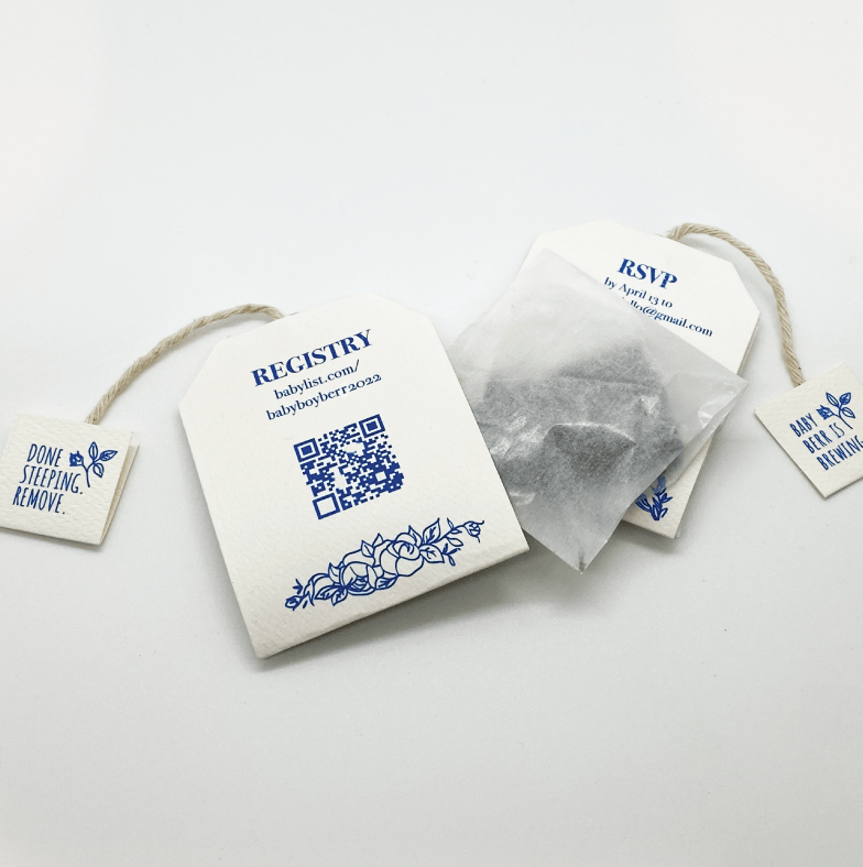 Tea bag favor